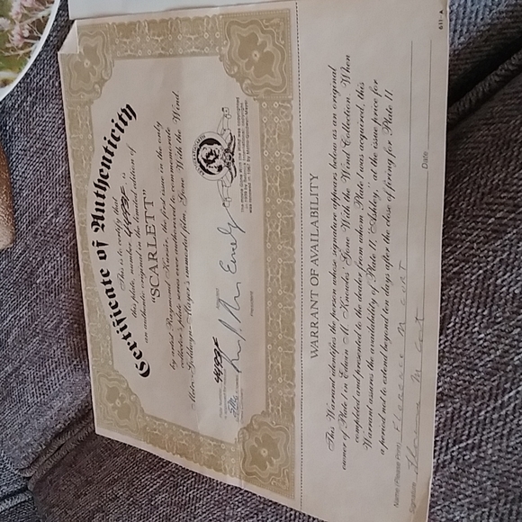 Scarlett Collectors Plate Gone with the Wind - Picture 2 of 16